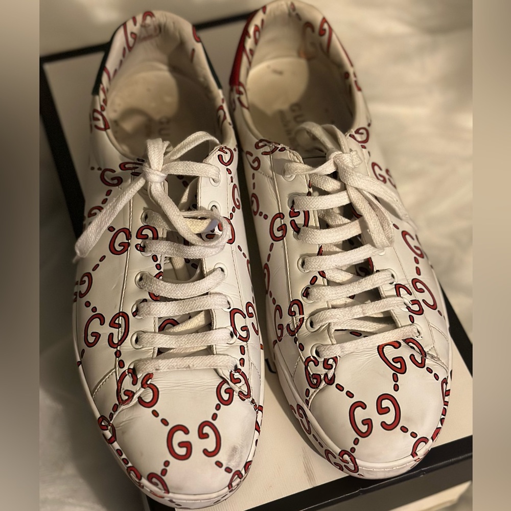 Gucci Sneakers - Apollo Ace Gg Motif Unisex